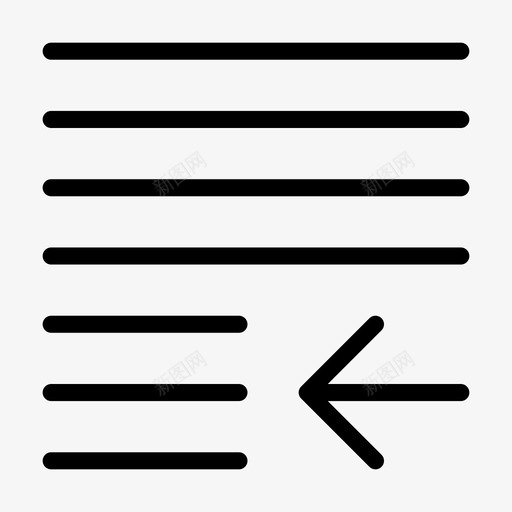 第一行缩进段落图标svg_新图网 https://ixintu.com 一行 基本 字形 段落 界面 第一 缩进