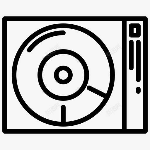 相册音视频线性图标svg_新图网 https://ixintu.com 相册 线性 音视频