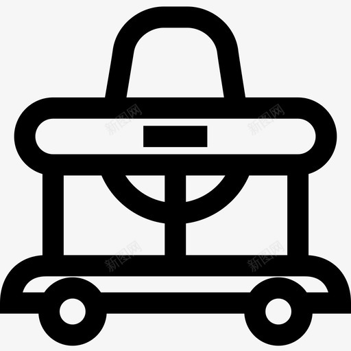 步行者婴儿和玩具6线性图标svg_新图网 https://ixintu.com 婴儿 步行者 玩具 线性