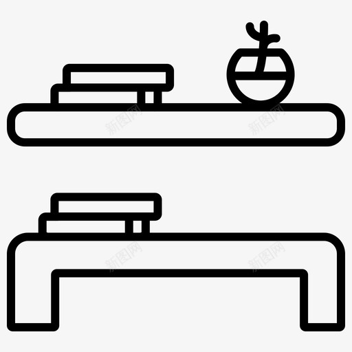 墙架家具图标svg_新图网 https://ixintu.com 墙架 家具