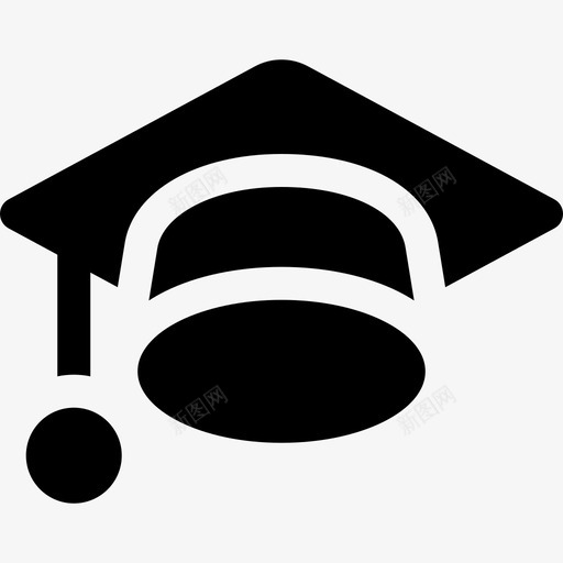 Mortarboard教育280已填充图标svg_新图网 https://ixintu.com Mortarboard 填充 教育