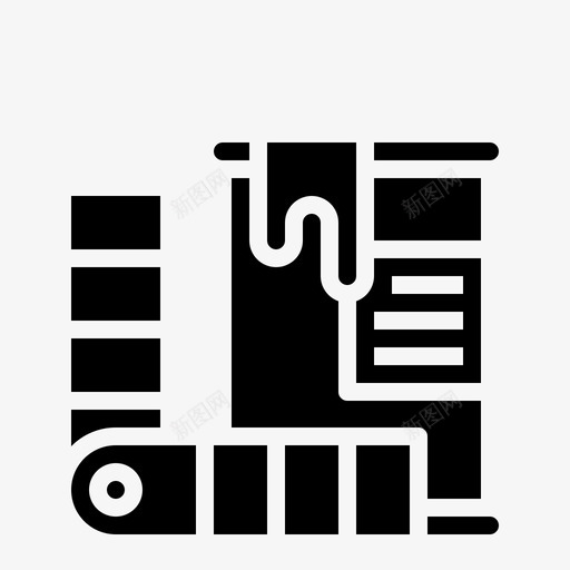 潘通施工113填料图标svg_新图网 https://ixintu.com 填料 施工 潘通