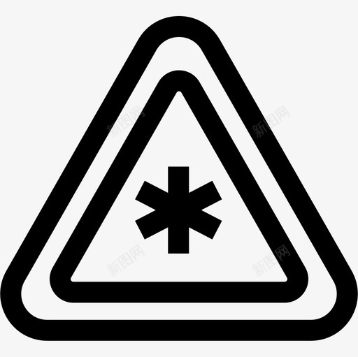 雪自然灾害线性图标svg_新图网 https://ixintu.com 线性 自然灾害