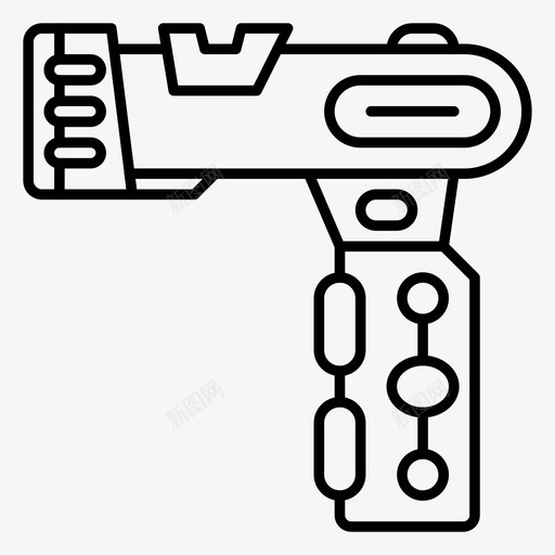 射手外星人爆破手图标svg_新图网 https://ixintu.com 外星人 太空人 射手 爆破手
