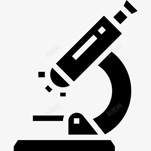 显微镜科学104填充图标svg_新图网 https://ixintu.com 填充 显微镜 科学104