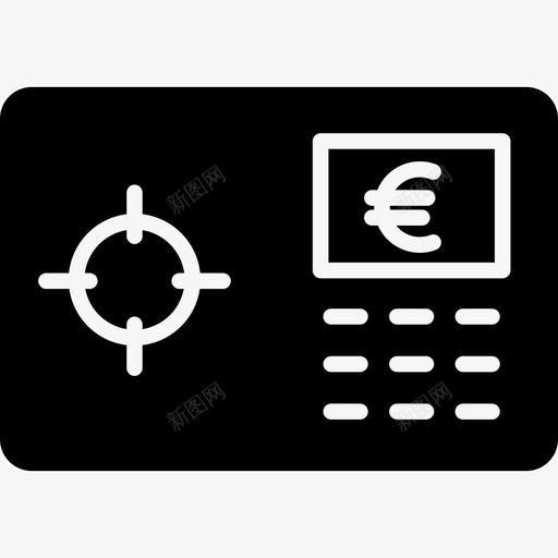 保险箱金融115实心图标svg_新图网 https://ixintu.com 保险箱 实心 金融