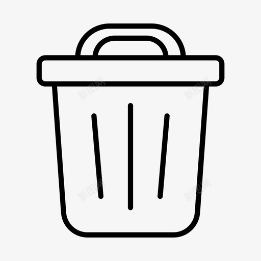 垃圾箱教育学校图标svg_新图网 https://ixintu.com 垃圾箱 大学 学校 教师 教育 科学