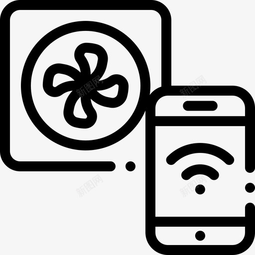 扇形domotics12直线型图标svg_新图网 https://ixintu.com domotics12 扇形 直线型