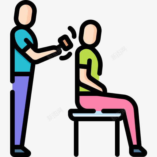 医疗保健治疗18线性颜色图标svg_新图网 https://ixintu.com 医疗保健 治疗 线性 颜色