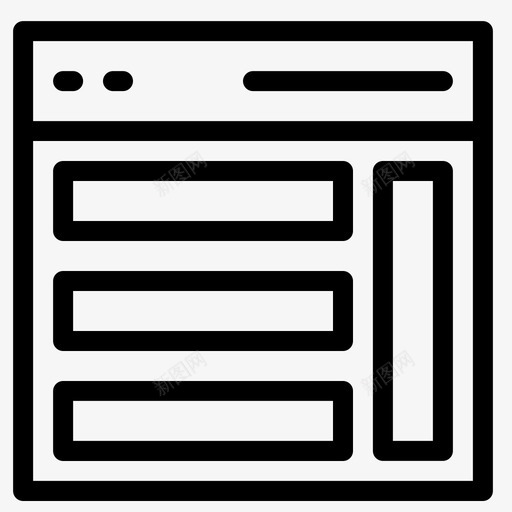 通信界面右侧图标svg_新图网 https://ixintu.com 侧栏 右侧 用户 用户界面 界面 通信