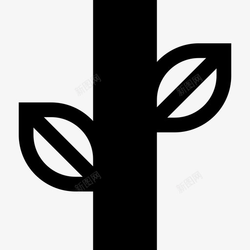 竹子森林绿色图标svg_新图网 https://ixintu.com 天然 树叶 森林 竹子 绿色