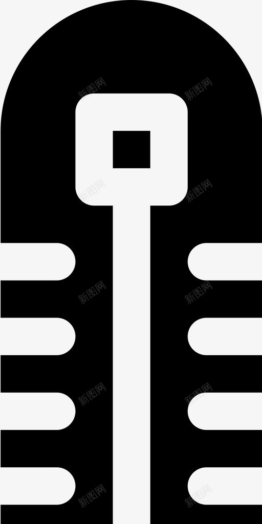 医用温度计185固体图标svg_新图网 https://ixintu.com 医用温度计185 固体
