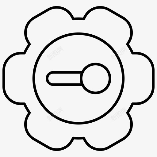 设置齿轮服务图标svg_新图网 https://ixintu.com 服务 设置 齿轮