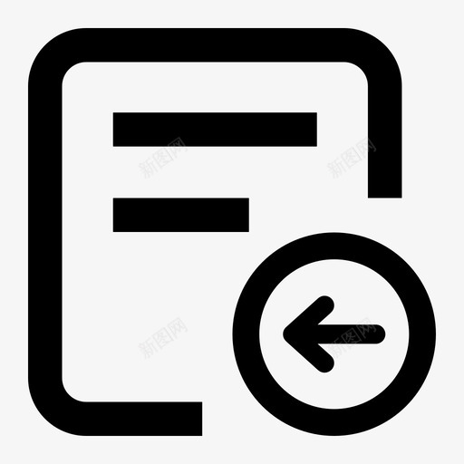menu-退文svg_新图网 https://ixintu.com menu-退文