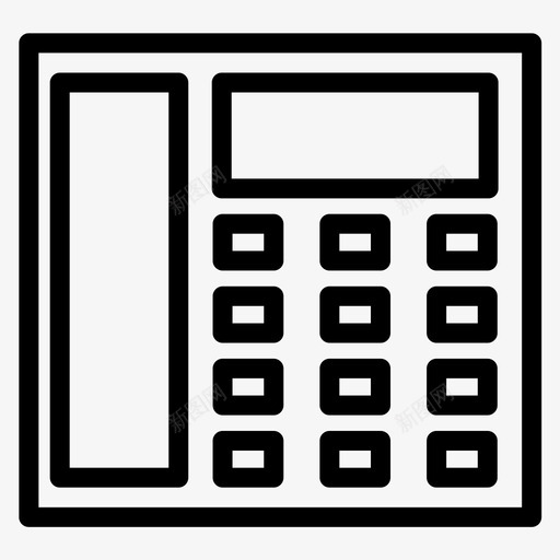 电话音量通话图标svg_新图网 https://ixintu.com SET124 电话 粗体 通话 银行 音量