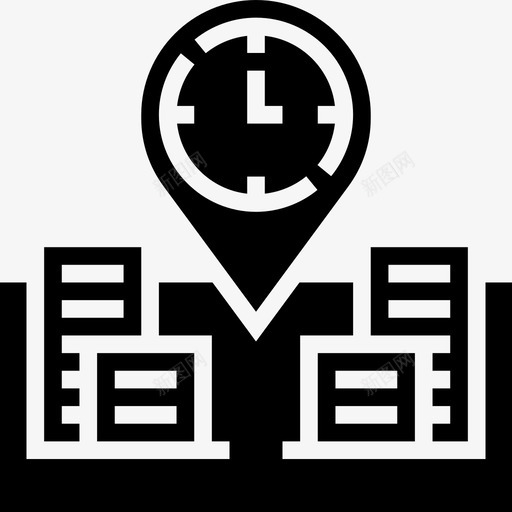 占位符时间管理50字形图标svg_新图网 https://ixintu.com 占位符 字形 时间管理