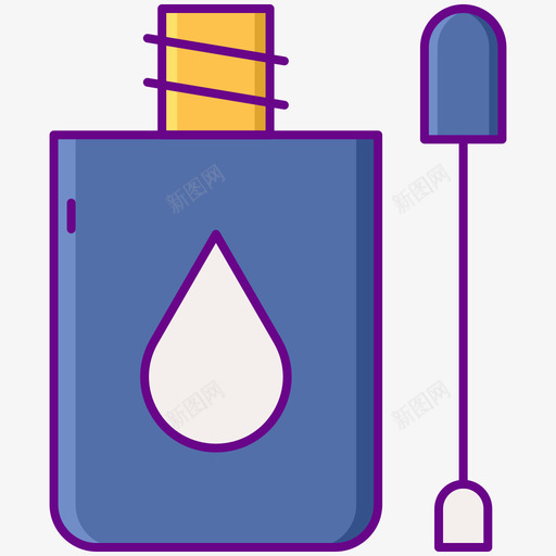 矫正液返校101线性颜色图标svg_新图网 https://ixintu.com 矫正 线性 返校 颜色