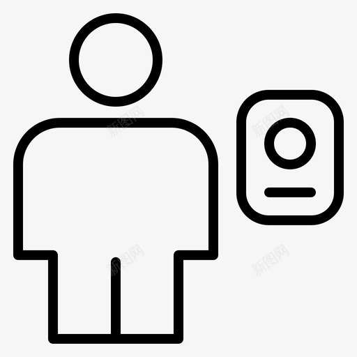 头像身体描述图标svg_新图网 https://ixintu.com 头像 描述 用户 简介 身体
