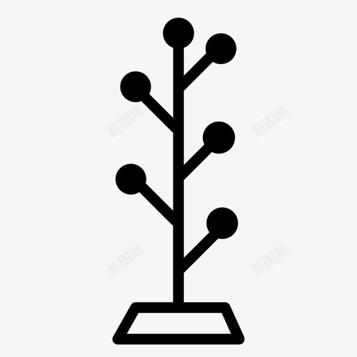 装饰灯卧室家具图标svg_新图网 https://ixintu.com 卧室 图标 家具 家居 现代 装饰灯