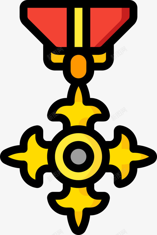 Mbe君主制1线性颜色图标svg_新图网 https://ixintu.com Mbe 君主制 线性 颜色