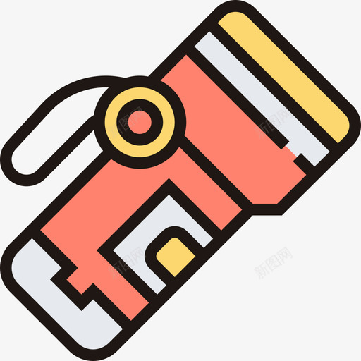 露营建筑工具25线性颜色图标svg_新图网 https://ixintu.com 建筑工具25 线性颜色 露营