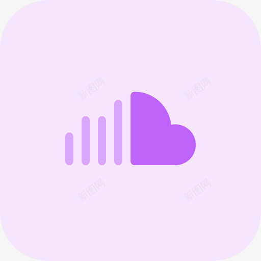 Soundcloud社交标识tritone图标svg_新图网 https://ixintu.com Soundcloud tritone 标识 社交
