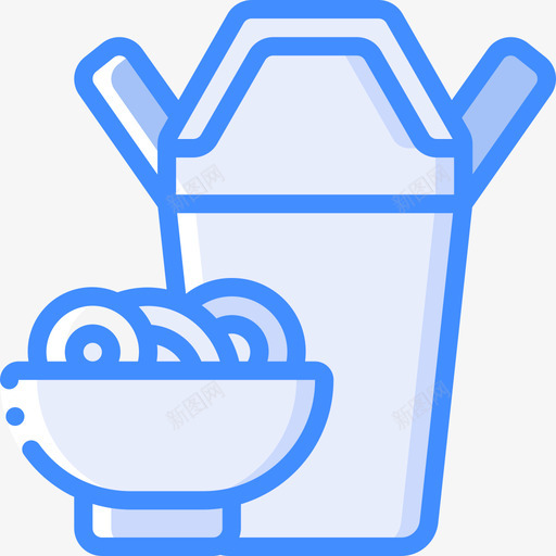 东方美食空档年蓝色图标svg_新图网 https://ixintu.com 东方 东方美食 空档 美食 蓝色