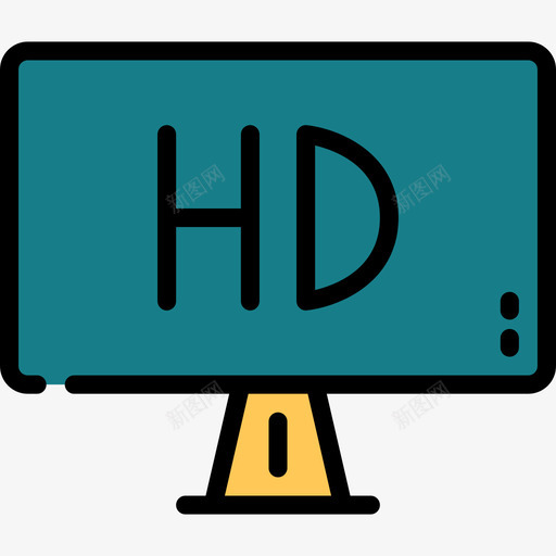 娱乐电影2线性色彩图标svg_新图网 https://ixintu.com 娱乐 电影 线性 色彩