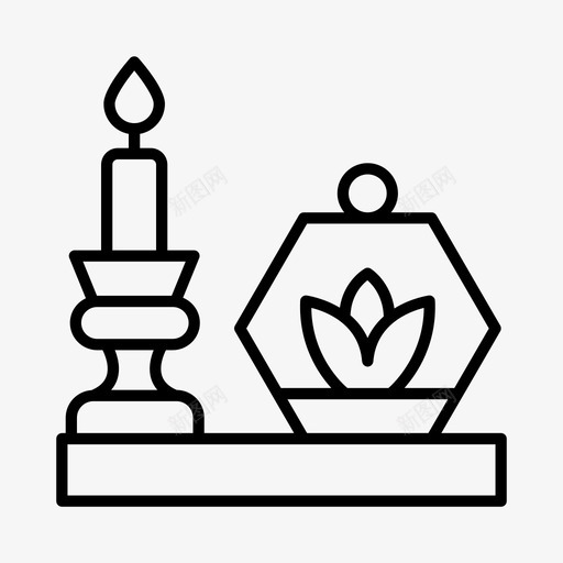 装饰品装饰家居图标svg_新图网 https://ixintu.com 内饰 家居 装饰 装饰品