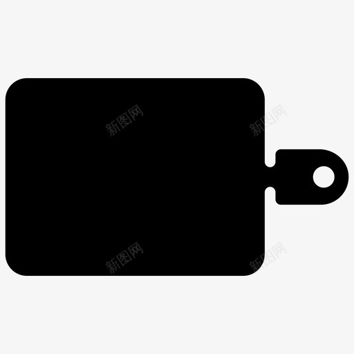 蔬菜砧板砧板厨房设备图标svg_新图网 https://ixintu.com 厨房 厨房设备 图标 字形 砧板 蔬菜