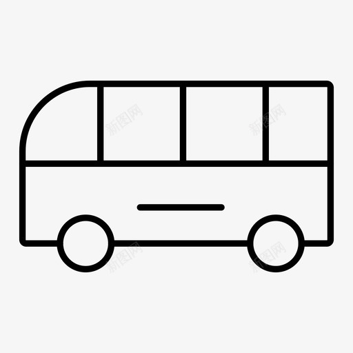 巴士儿童玩耍图标svg_新图网 https://ixintu.com 儿童 巴士 汽车 玩具 玩耍
