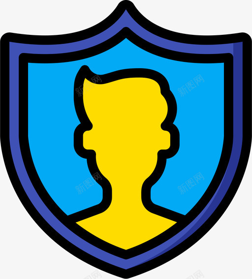 男用户21线性颜色图标svg_新图网 https://ixintu.com 用户21 男 线性颜色