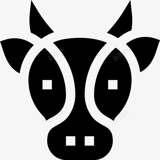 牛屠夫4填充图标svg_新图网 https://ixintu.com 填充 屠夫