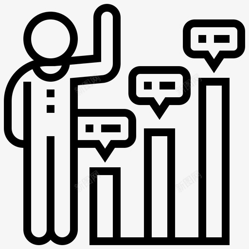 消费者调查定量分析图标svg_新图网 https://ixintu.com 定量分析 消费者 调查