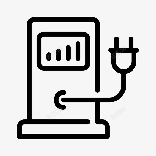 充电器生态能源图标svg_新图网 https://ixintu.com 充电器 生态 能源 能源植物 自然