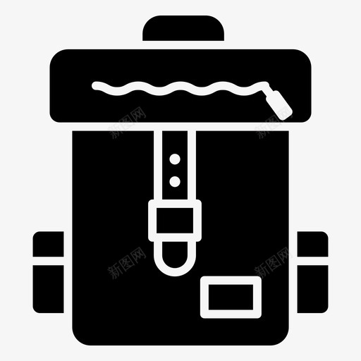 背包旅行256字形图标svg_新图网 https://ixintu.com 字形 旅行256 背包