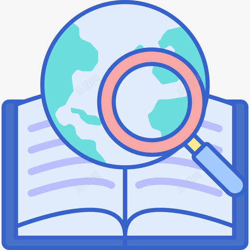 探索在线教育25线性颜色图标svg_新图网 https://ixintu.com 在线教育25 探索 线性颜色