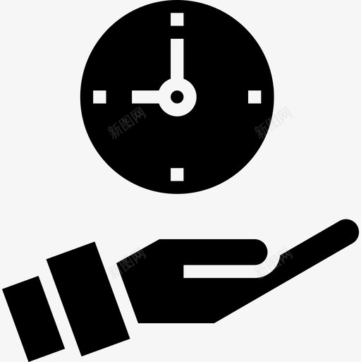 时钟54时满图标svg_新图网 https://ixintu.com 54时 时钟