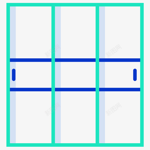 衣柜家具装饰3轮廓颜色图标svg_新图网 https://ixintu.com 家具 衣柜 装饰 轮廓 颜色