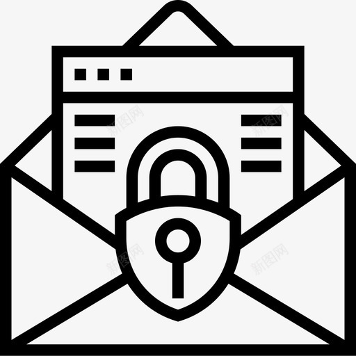 机密电子邮件机密信息3直邮图标svg_新图网 https://ixintu.com 信息 机密 电子邮件 直邮