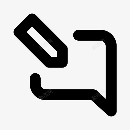 评论编辑媒体社交图标svg_新图网 https://ixintu.com 媒体 社交 编辑 设备 评论