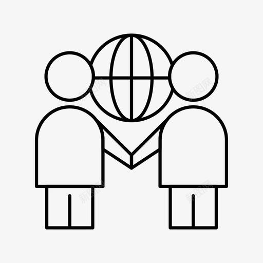 伙伴关系合作人员图标svg_新图网 https://ixintu.com 人员 伙伴关系 合作 团队合作 维多利