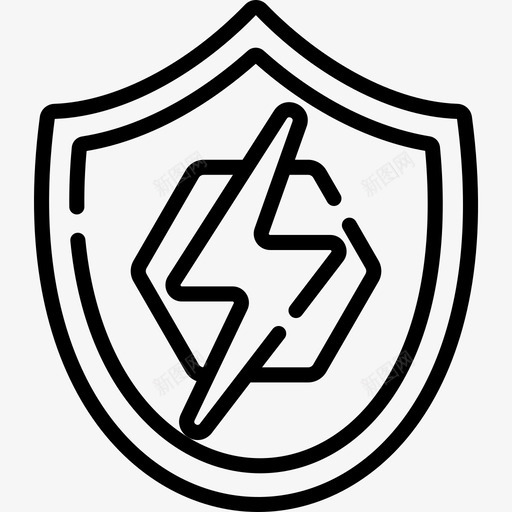 盾牌超级英雄11直线型图标svg_新图网 https://ixintu.com 直线 盾牌 线型 英雄 超级