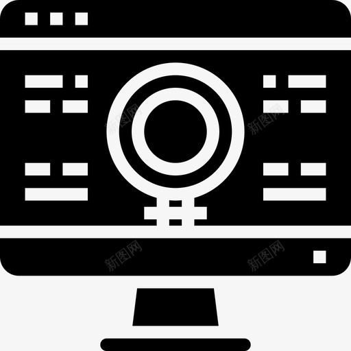 搜索网站和windows界面1填充图标svg_新图网 https://ixintu.com windows 填充 搜索 界面 网站