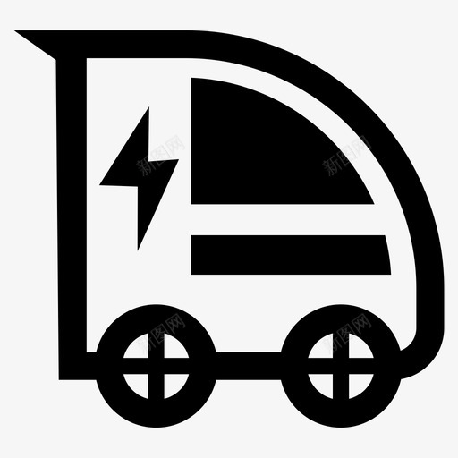 电动车汽车技术图标svg_新图网 https://ixintu.com 交通 技术 汽车 电动车