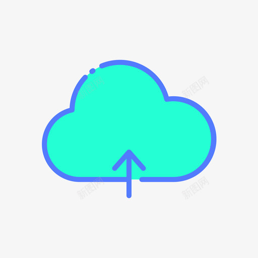 云搜索引擎优化81线性颜色图标svg_新图网 https://ixintu.com 云 搜索引擎优化81 线性颜色