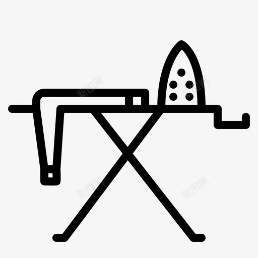 熨斗器具熨衣图标svg_新图网 https://ixintu.com 器具 图标 家具 洗衣房 熨斗 熨衣