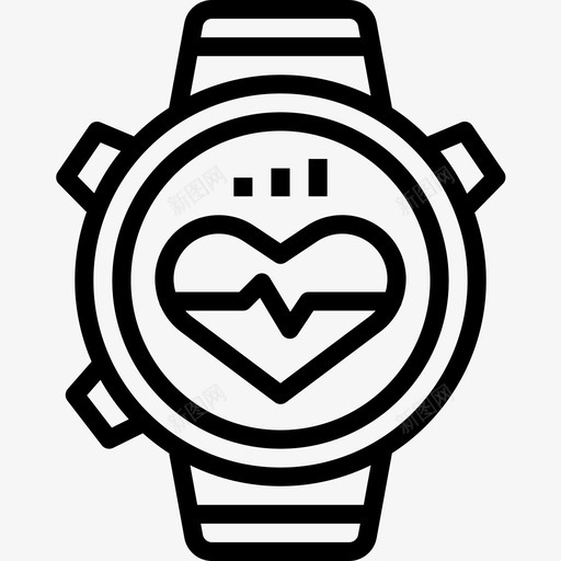 智能手表20号自行车直线型图标svg_新图网 https://ixintu.com 20号 手表 智能 直线 线型 自行车