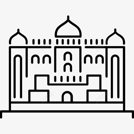 阿联酋清真寺阿联酋皇宫酒店图标svg_新图网 https://ixintu.com 清真寺 皇宫 酒店 阿联酋