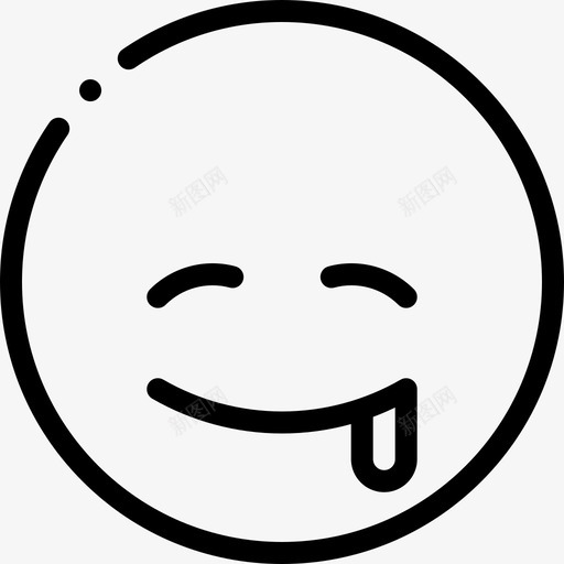 饥饿表情17直系图标svg_新图网 https://ixintu.com 直系 表情 饥饿